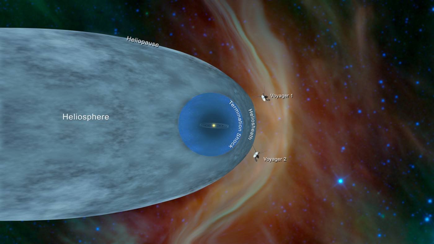 Immagine di La sonda Voyager 2 sta volando nello spazio interstellare