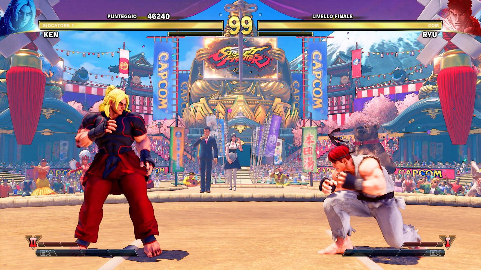 Immagine di Street Fighter V: la pubblicità in-game è stata eliminata