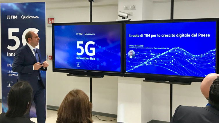 Immagine di TIM da record: la rete 5G supera i 5 gigabit al secondo