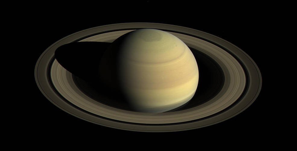 Immagine di Saturno visto dalla Luna: ecco le immagini dell’orbiter NASA