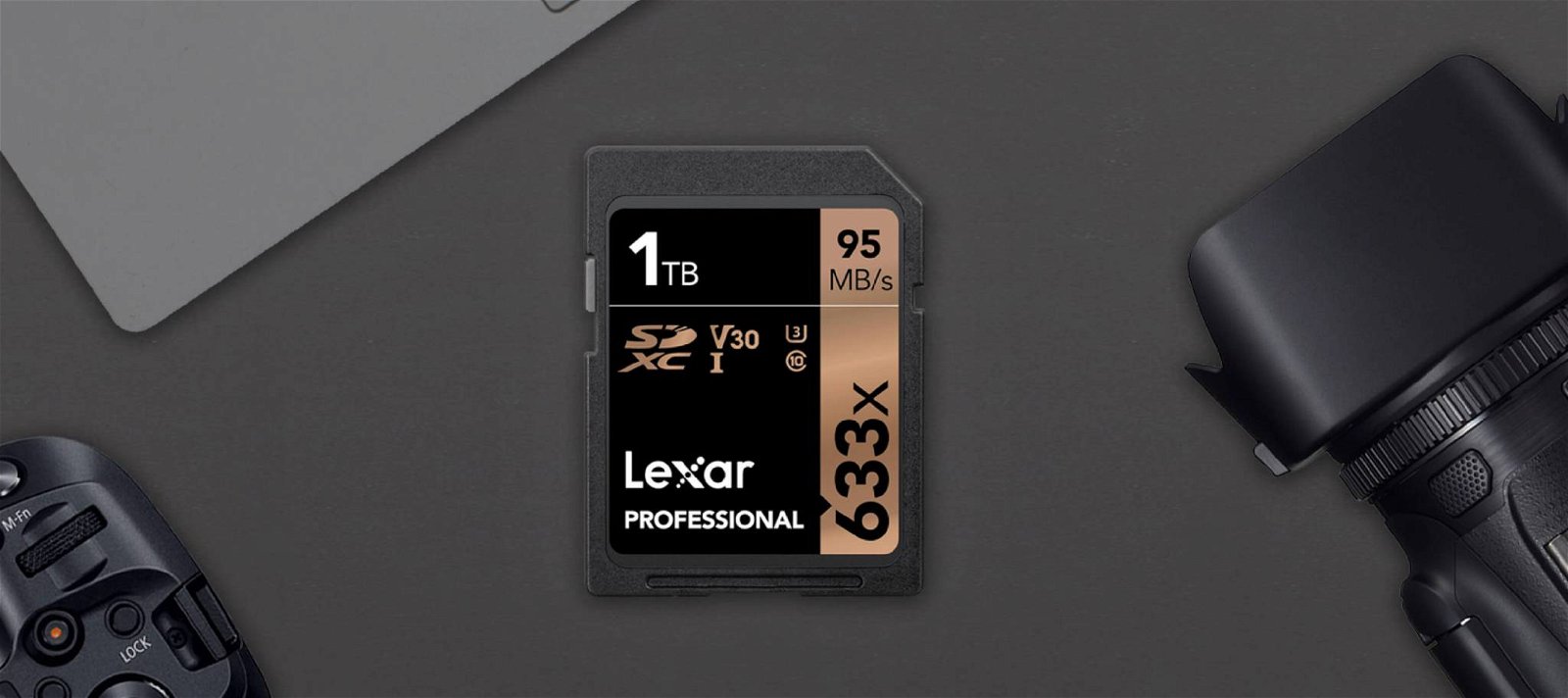 Immagine di Lexar SDXC da 1 TB per chi ha bisogno su fotocamera o videocamera di una memoria da record