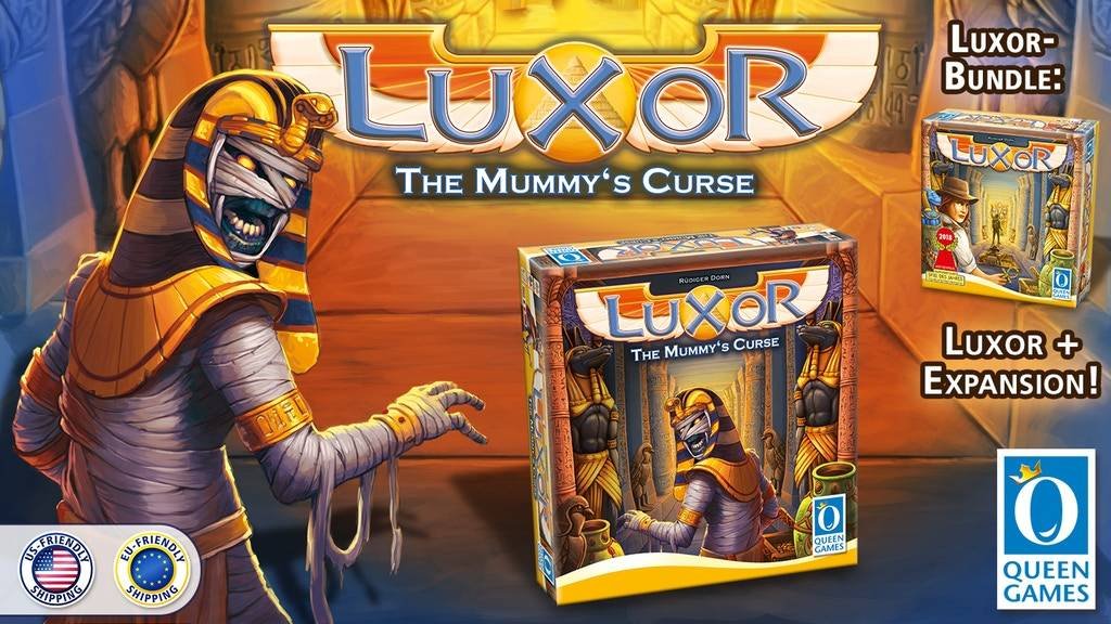 Immagine di Luxor: The Mummy's Curse, scelta la strada del kickstarter per la prima espansione