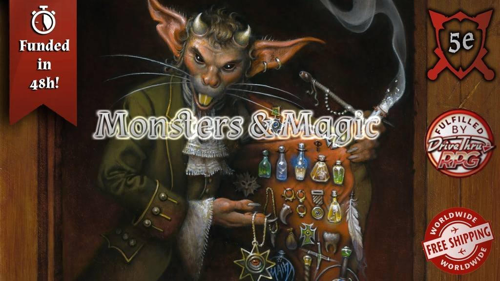Immagine di Monsters &amp; Magic Compendium: un kickstarter mostruoso