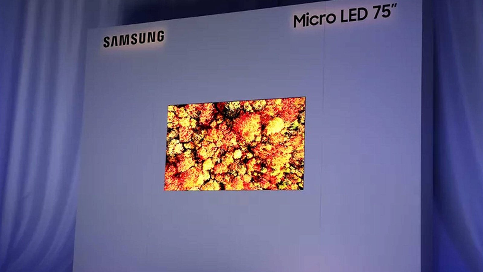 Immagine di Samsung The Wall, il televisore a MicroLED da 219 pollici
