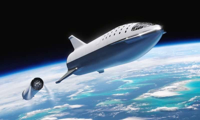 Immagine di L'illustrazione della SpaceX Starship assomiglia a un razzo del fumetto di Tintin?