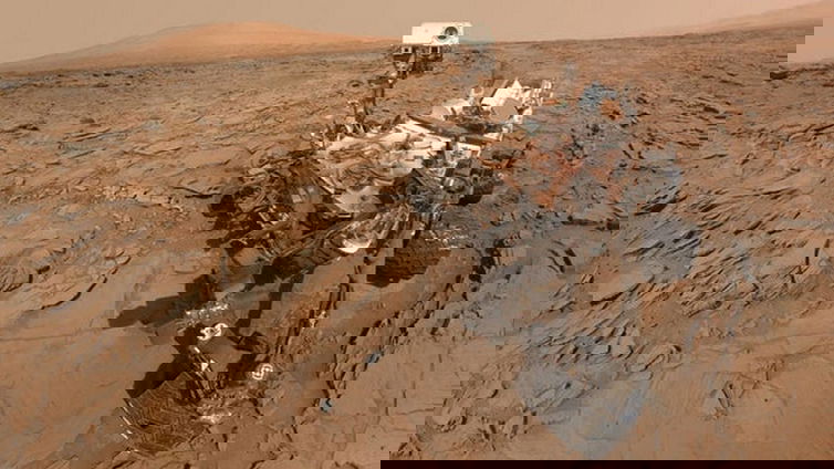 Immagine di Curiosity misura la gravità di Marte e fa una scoperta intrigante sul Monte Sharp