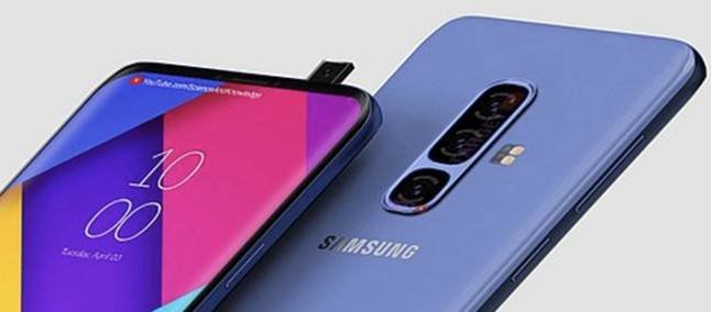 Immagine di Galaxy A90, primo smartphone di Samsung con fotocamera a scomparsa?