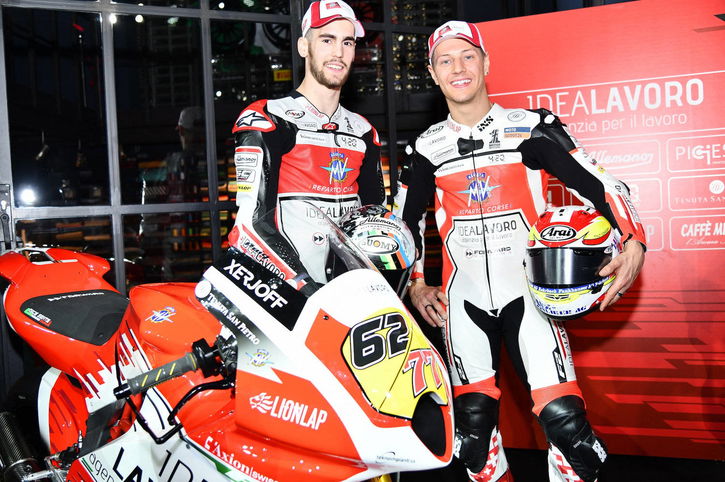 Immagine di MV Agusta: debutto mondano milanese per la Moto2 del Forward Racing Team