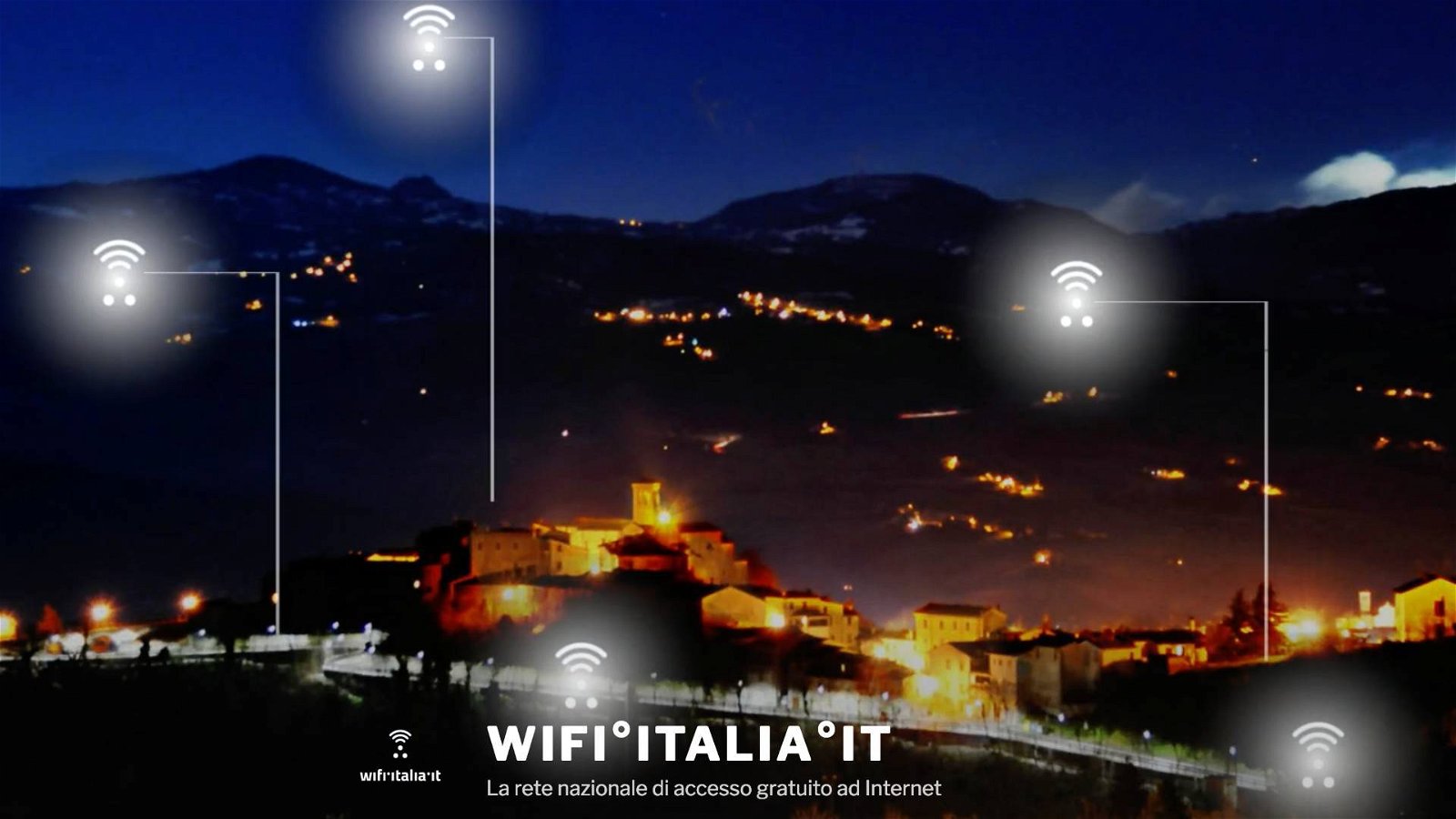 Immagine di Piazza Wi-Fi Italia del MISE federato con i Wi-Fi degli uffici postali