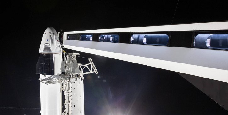 Immagine di SpaceX va in diretta sulla NASA TV con la missione senza equipaggio della SpaceX Crew Dragon