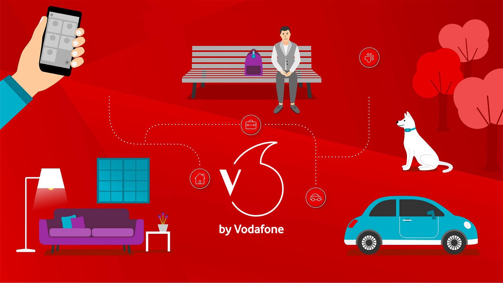 Immagine di Vodafone V-Multi Tracker, un localizzatore GPS per tutti gli oggetti più cari