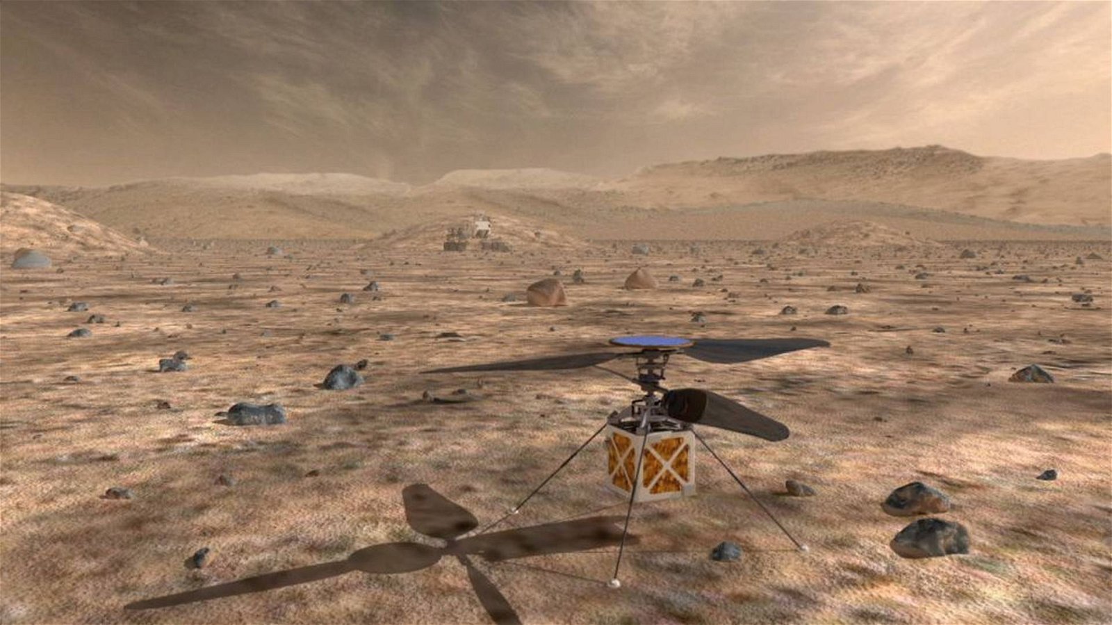 Immagine di Un elicottero della NASA volerà su Marte insieme al rover Mars 2020