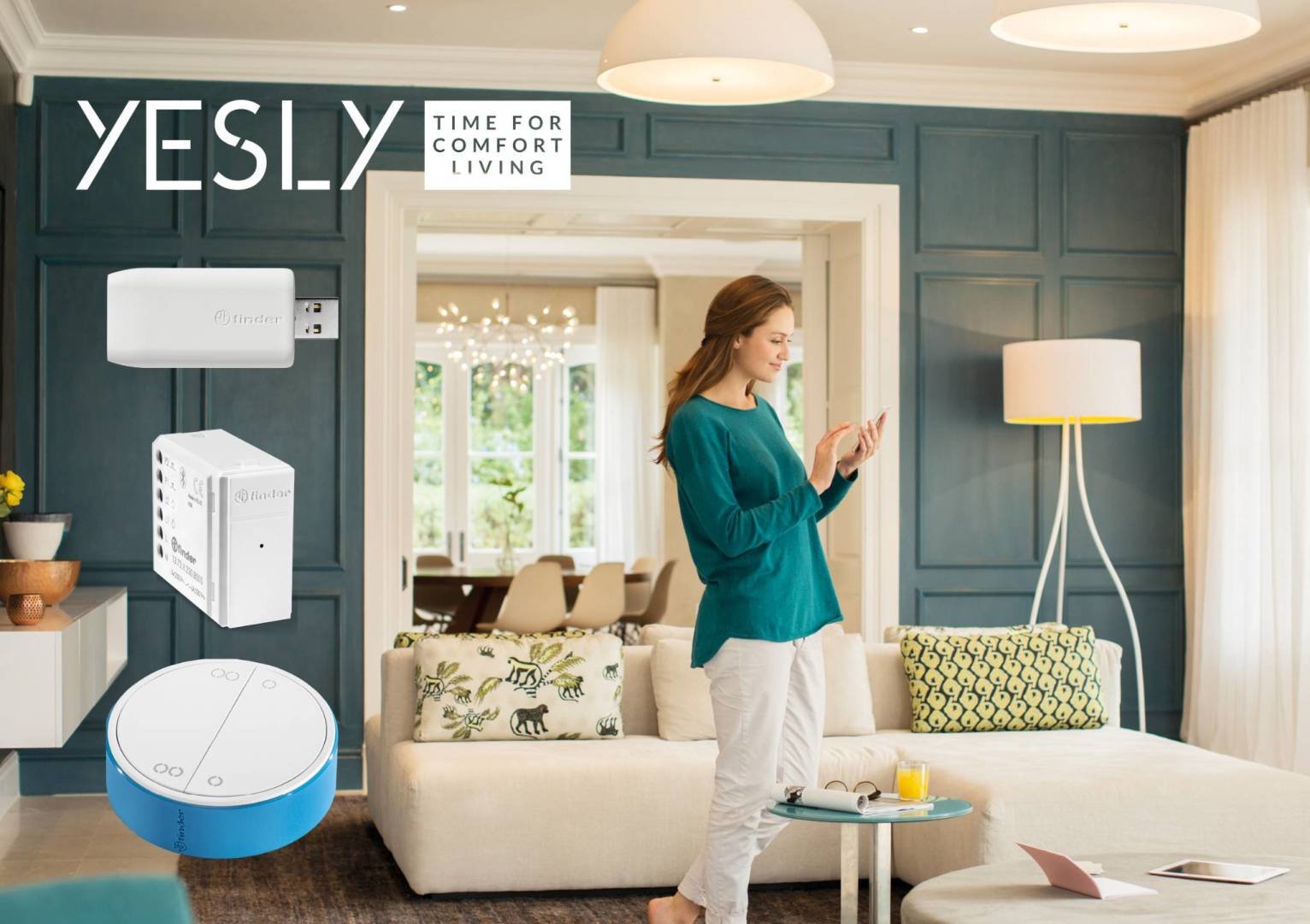 Immagine di Finder Yesly, per una casa smart, semplice e veloce