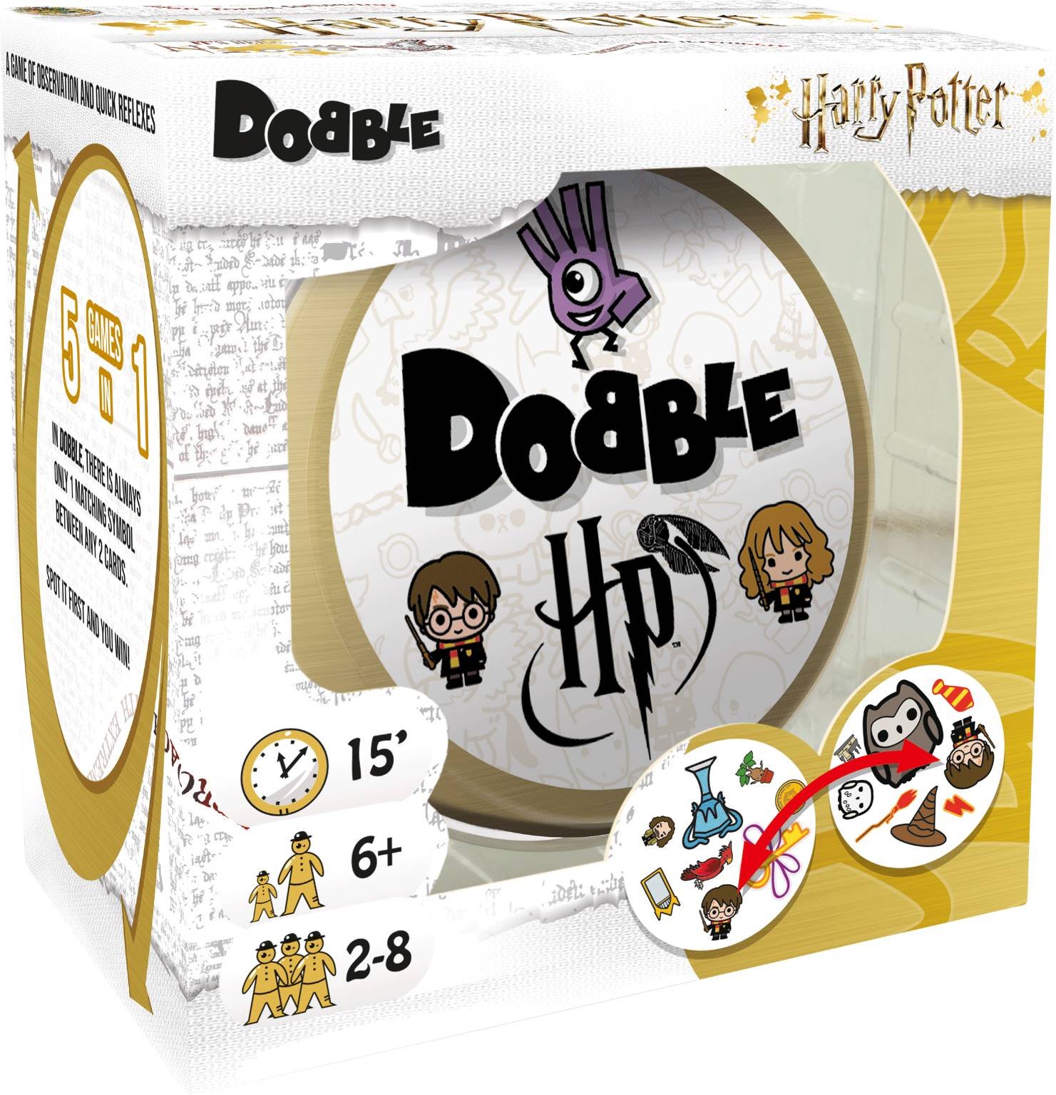 Immagine di Harry Potter Dobble annunciato da Asmodee UK e Warner Bros
