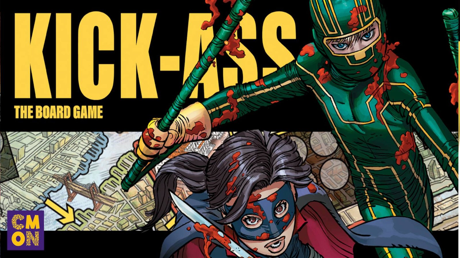 Immagine di Kick-Ass il gioco in scatola: la recensione. Supereroi contro le forze del male!