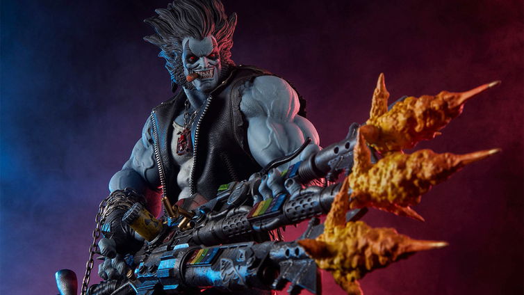 Immagine di Sideshow Collectibles rivela una nuova statua di Lobo della DC Comics