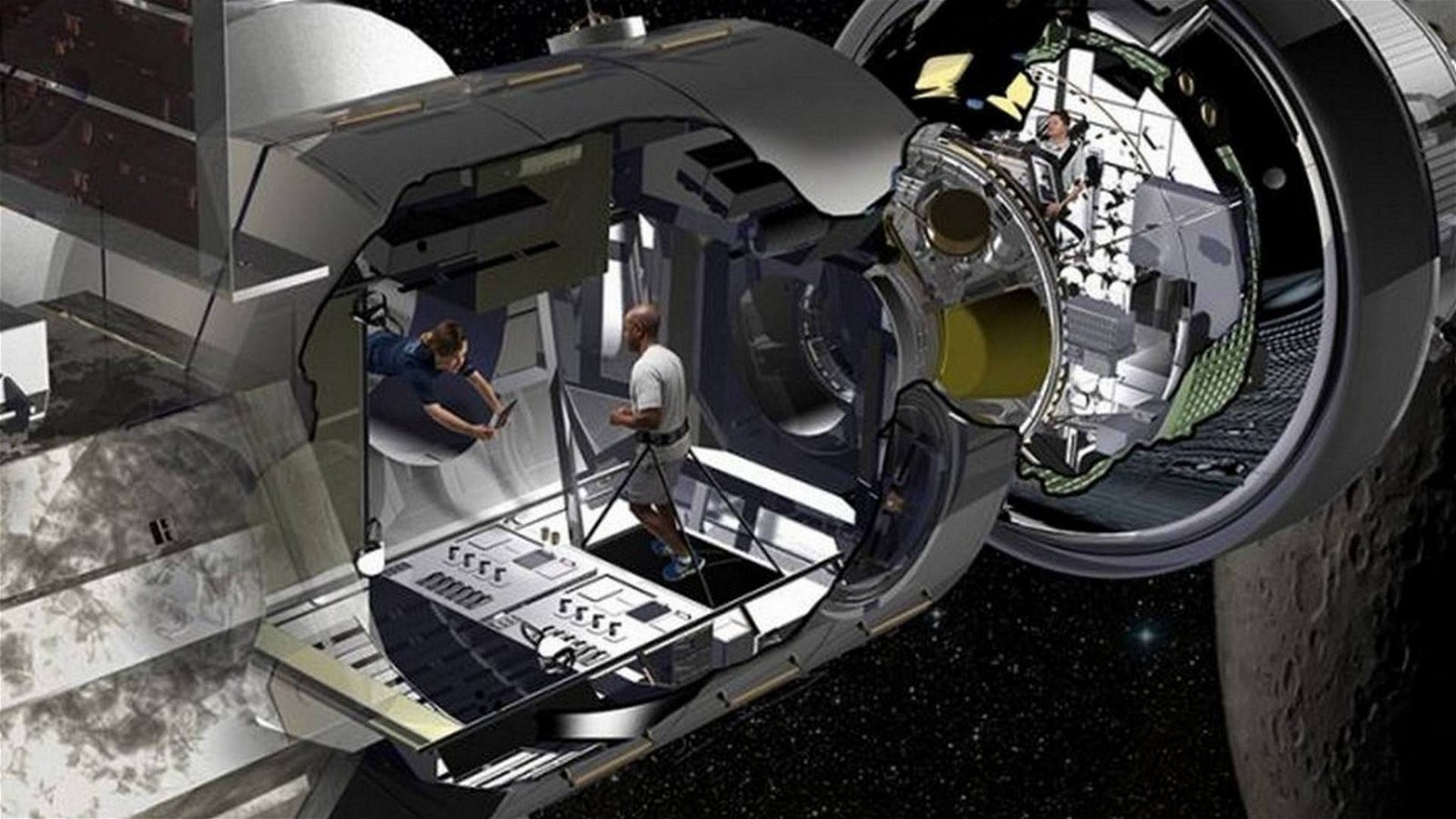 Immagine di Astronauti sulla Luna: il prototipo in scala reale del modulo cislunare di Lockheed Martin