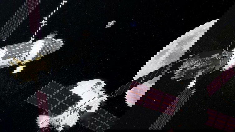 Immagine di Navicella spaziale NASA Orion pronta per i test, proseguono i lavori per la stazione orbitante Lunar Gateway