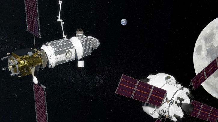 Immagine di Navicella spaziale NASA Orion pronta per i test, proseguono i lavori per la stazione orbitante Lunar Gateway