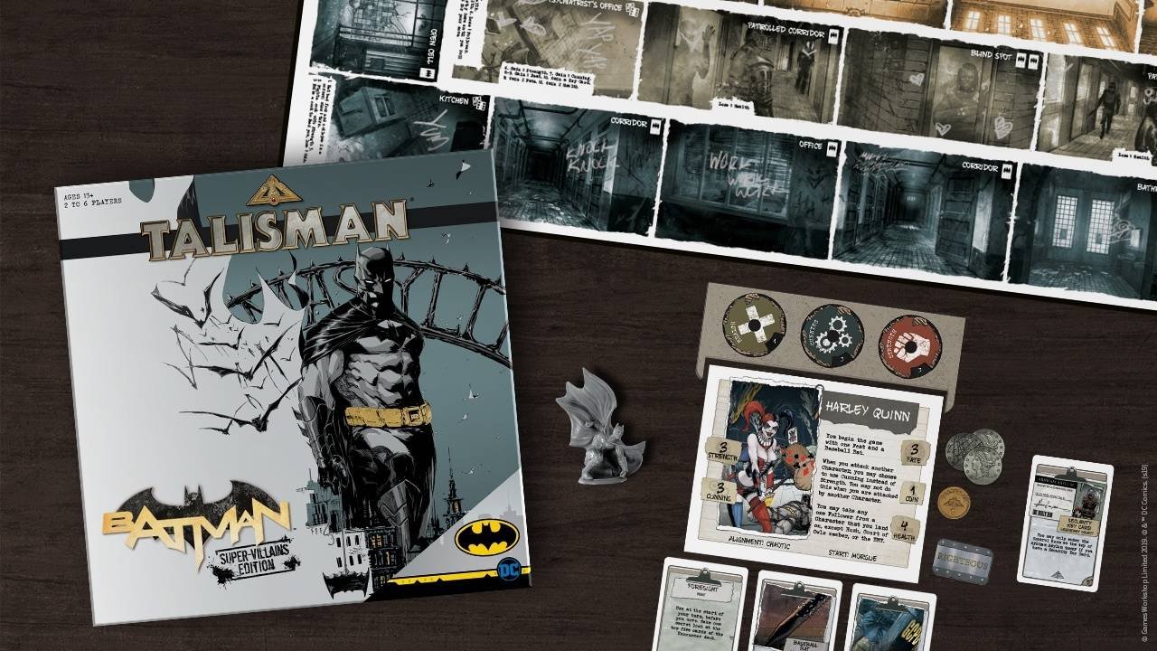 Immagine di Annunciata una nuova versione di Talisman dedicata ai nemici di Batman
