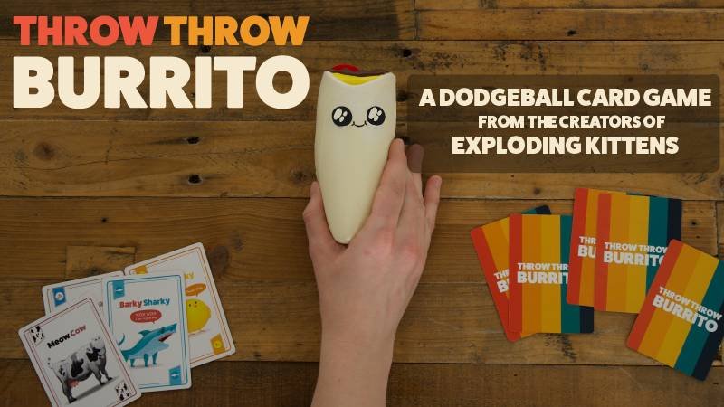 Immagine di Throw Throw Burrito: da Exploding Kittens al lancio del Burrito!