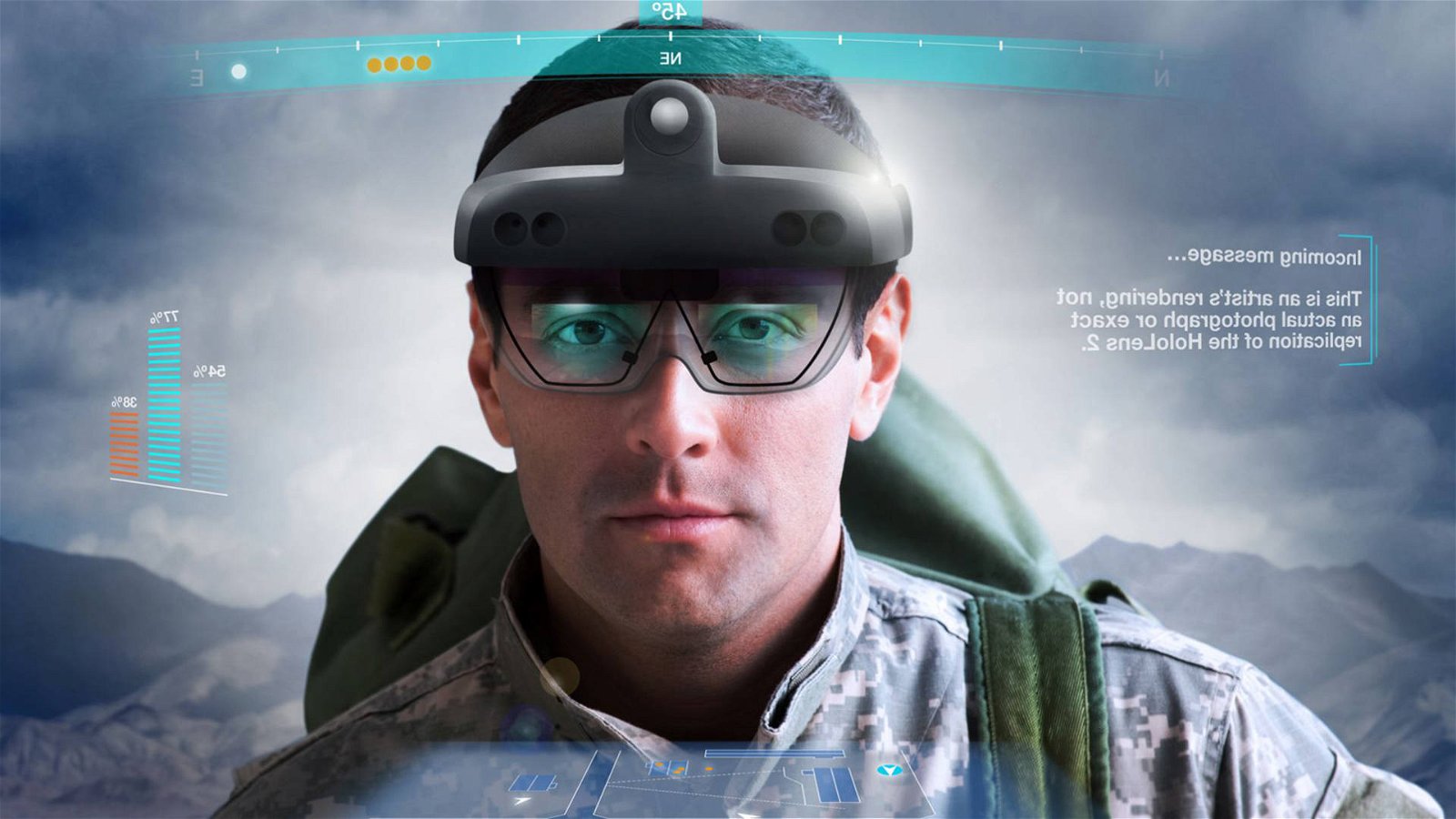 Immagine di Microsoft HoloLens 2 sbarca sul campo di battaglia con l'esercito USA