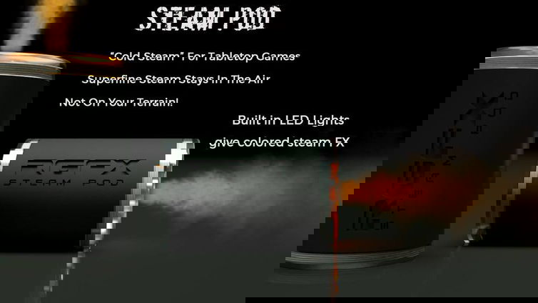 Immagine di Scopriamo lo Steam Pod, un generatore di fumo per giochi da tavolo