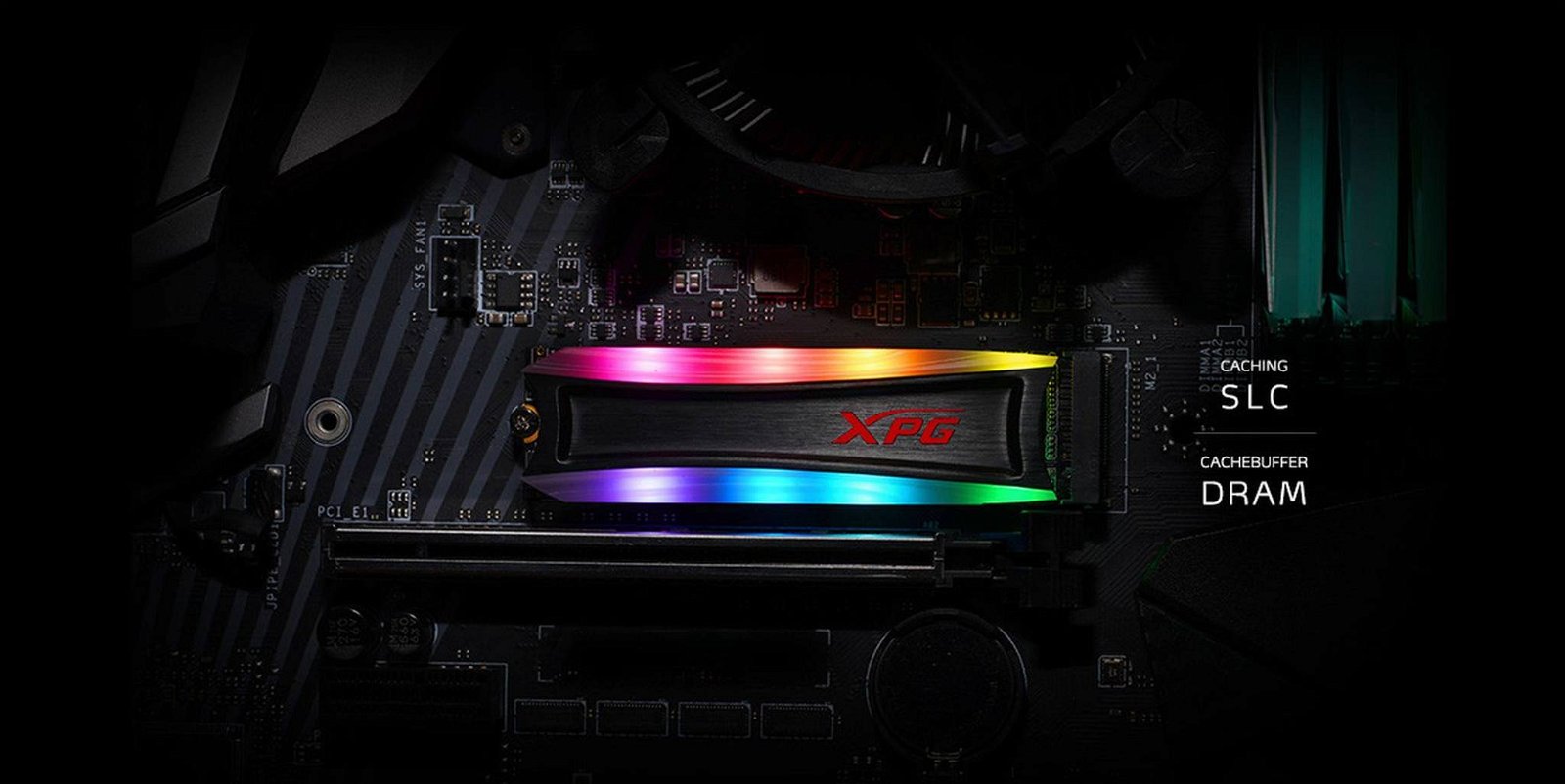 Immagine di ADATA XPG Spectrix S40G RGB, SSD M.2 veloce con LED RGB