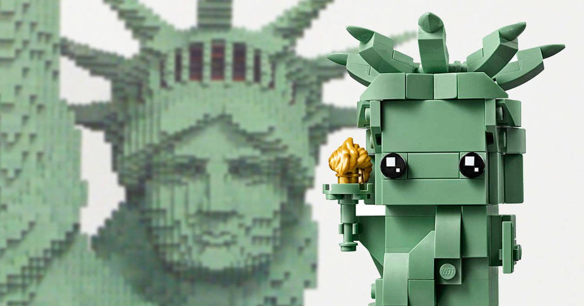Immagine di LEGO BrickHeadz Statua della Libertà si mostra nei primi scatti