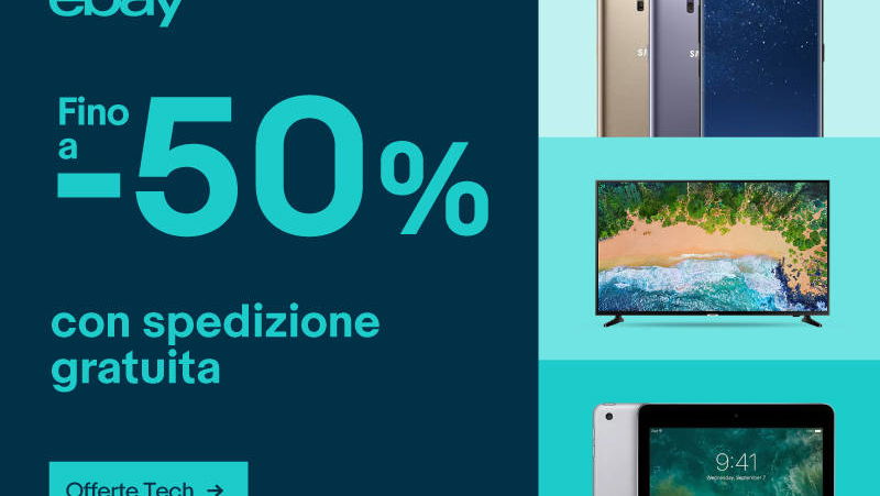 Immagine di Sconti fino al 50% per la eBay Tech Week