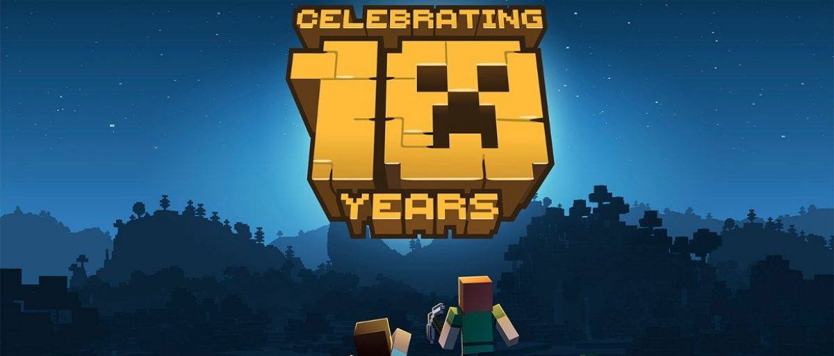 Immagine di Minecraft festeggia 10 anni, in regalo una nuova mappa