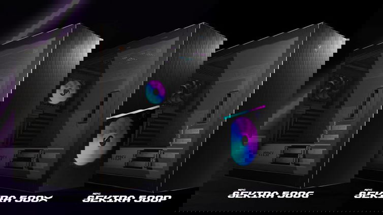 Immagine di MPG SEKIRA 500, tre nuovi case firmati MSI
