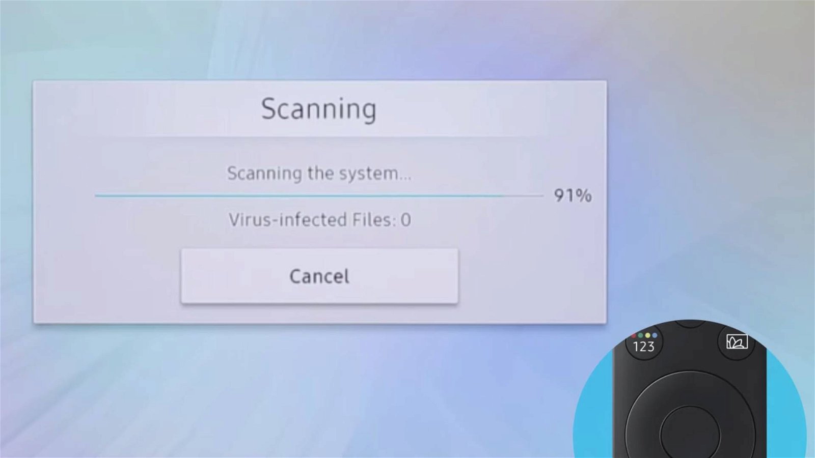 Immagine di Antivirus su Smart TV Samsung: c'è, ma è scomodo