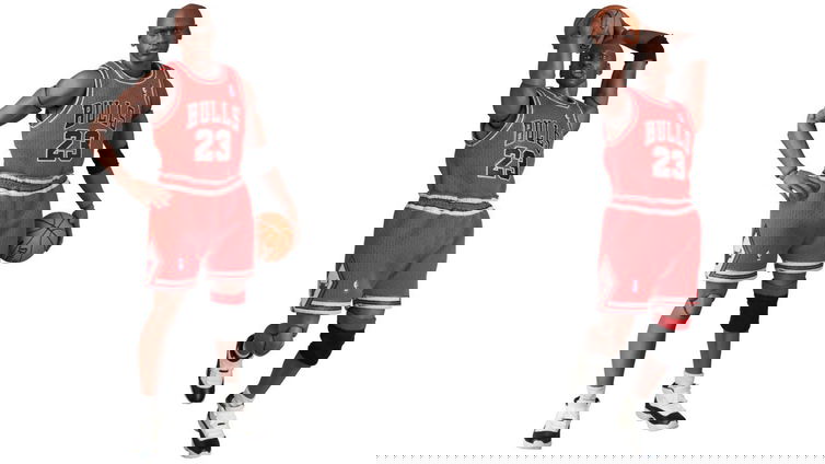 Immagine di Michael Jordan per la linea MAFEX di Medicom