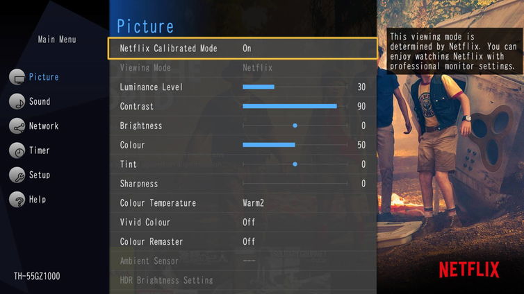 Immagine di Netflix Calibrated Mode sui nuovi Smart OLED Panasonic 2019
