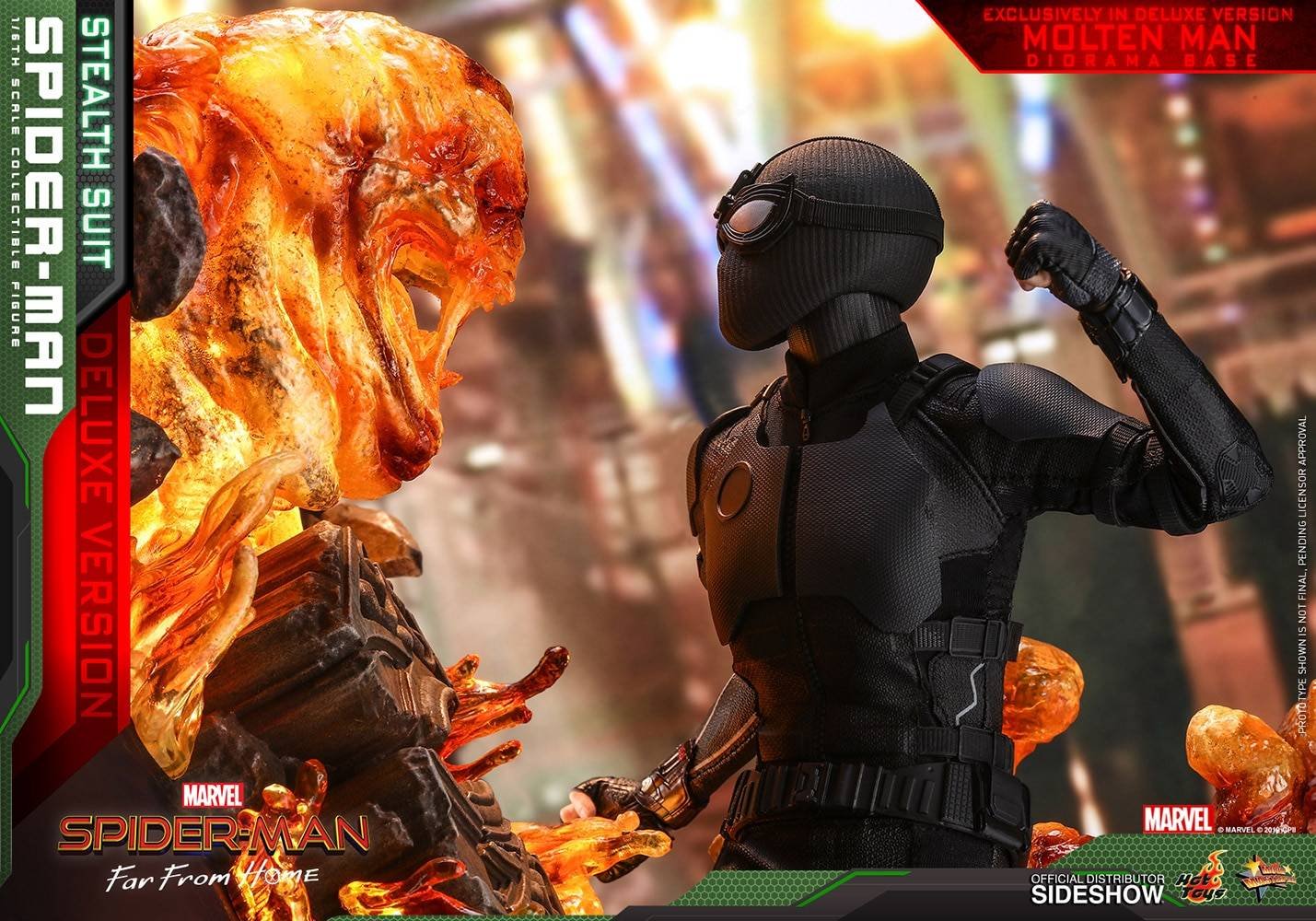 Immagine di Stealth Suit Spider-Man presentato da Hot Toys