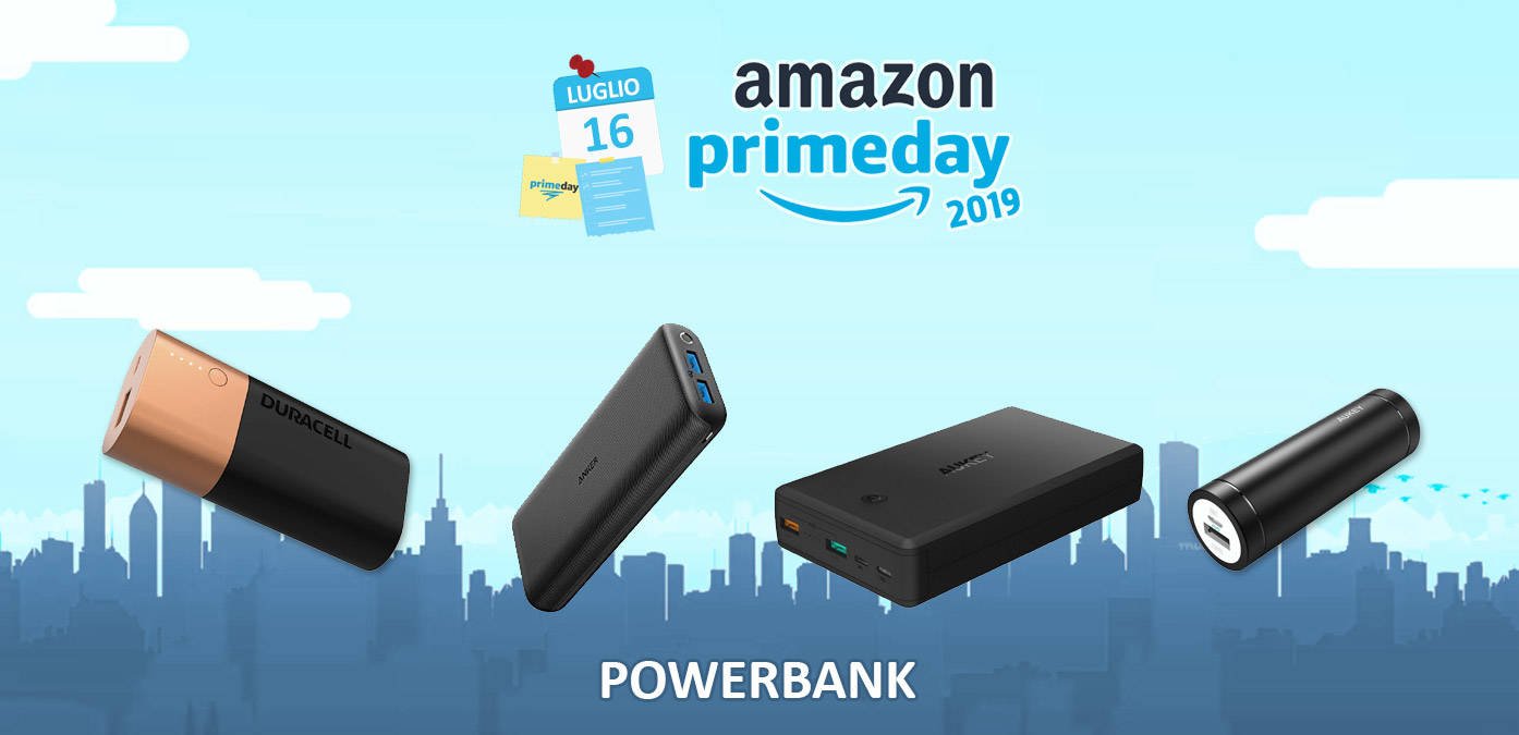 Immagine di Amazon Prime Day 2019, i migliori powerbank in offerta