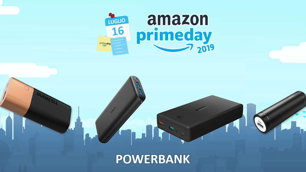 Immagine di Amazon Prime Day 2019, i migliori powerbank in offerta
