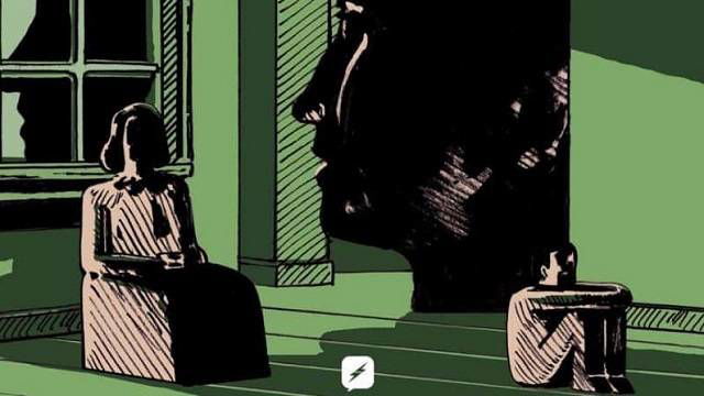 Immagine di Due Attese: recensione, il graphic novel buzzatiano di Maurizio Lacavalla