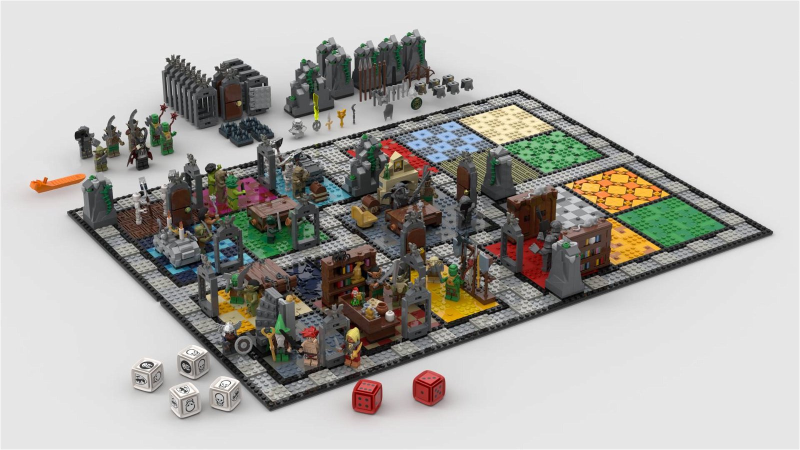 Immagine di LEGO HeroQuest: su Lego Ideas il remake dello storico gioco da tavolo
