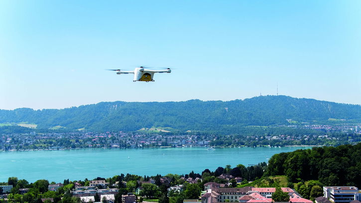 Immagine di Due droni precipitano e Swiss Post sospende la consegna dei pacchi