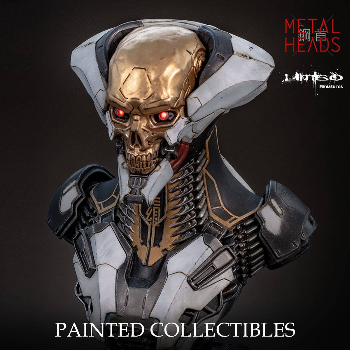 Immagine di Metal Head – 03 Bust Painted Version di Limbo Miniatures