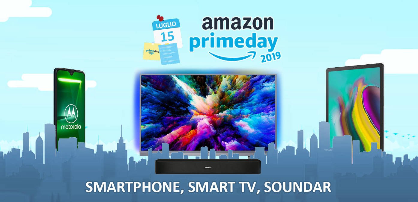 Immagine di Amazon Prime Day 2019 | Le migliori offerte su Smartphone, Smart TV e Fotografia del 15 luglio