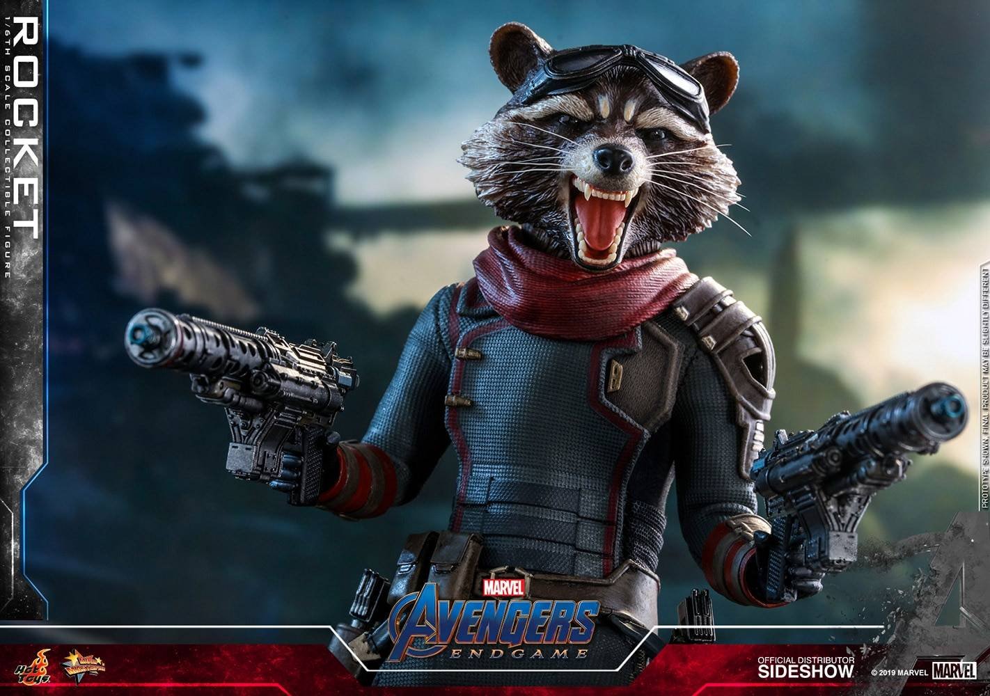 Immagine di Rocket ( Avengers: Endgame) annunciato da Hot Toys