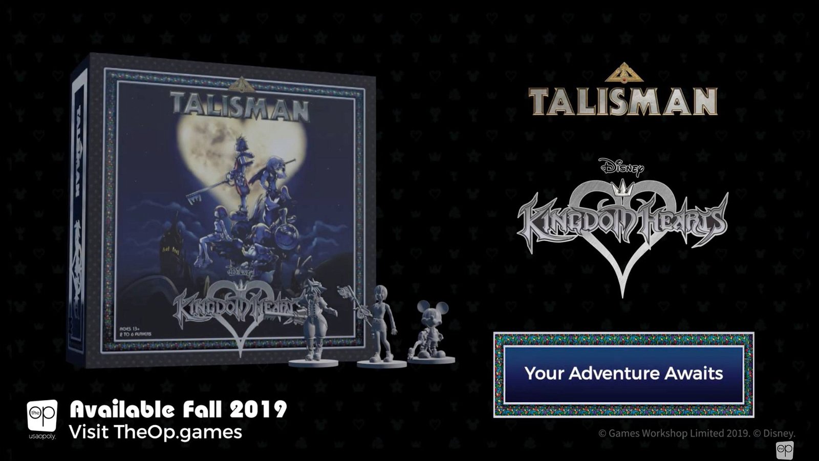 Immagine di Talisman: Kingdom Hearts Edition potrà essere provato durante il Gen Con 2019