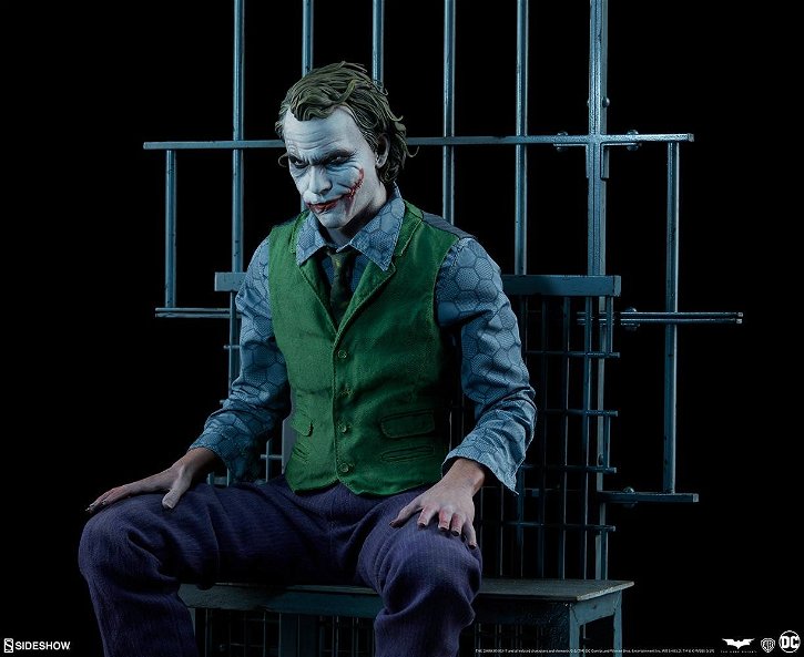 Immagine di Il Joker interpretato da Heath Ledger è la nuova Premium Format di Sideshow
