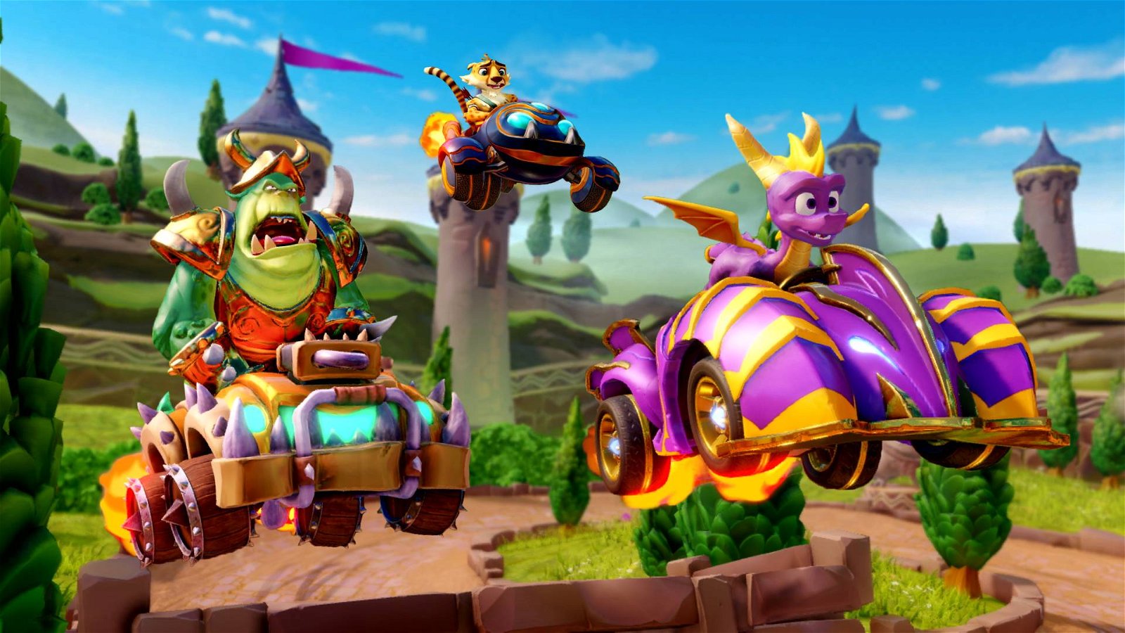 Immagine di Crash Team Racing Nitro-Fueled: Spyro diventa uno dei personaggi giocabili