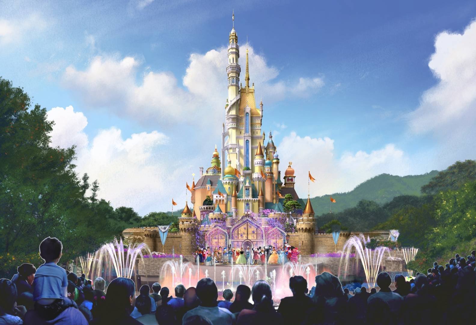 Immagine di D23 Expo: Hong Kong Disneyland - i dettagli dell'area Frozen ed il nuovo castello delle fiabe