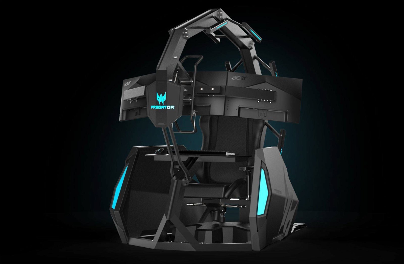 Immagine di Predator Thronos Air, "solo" 14.000 dollari per la postazione gaming di Acer