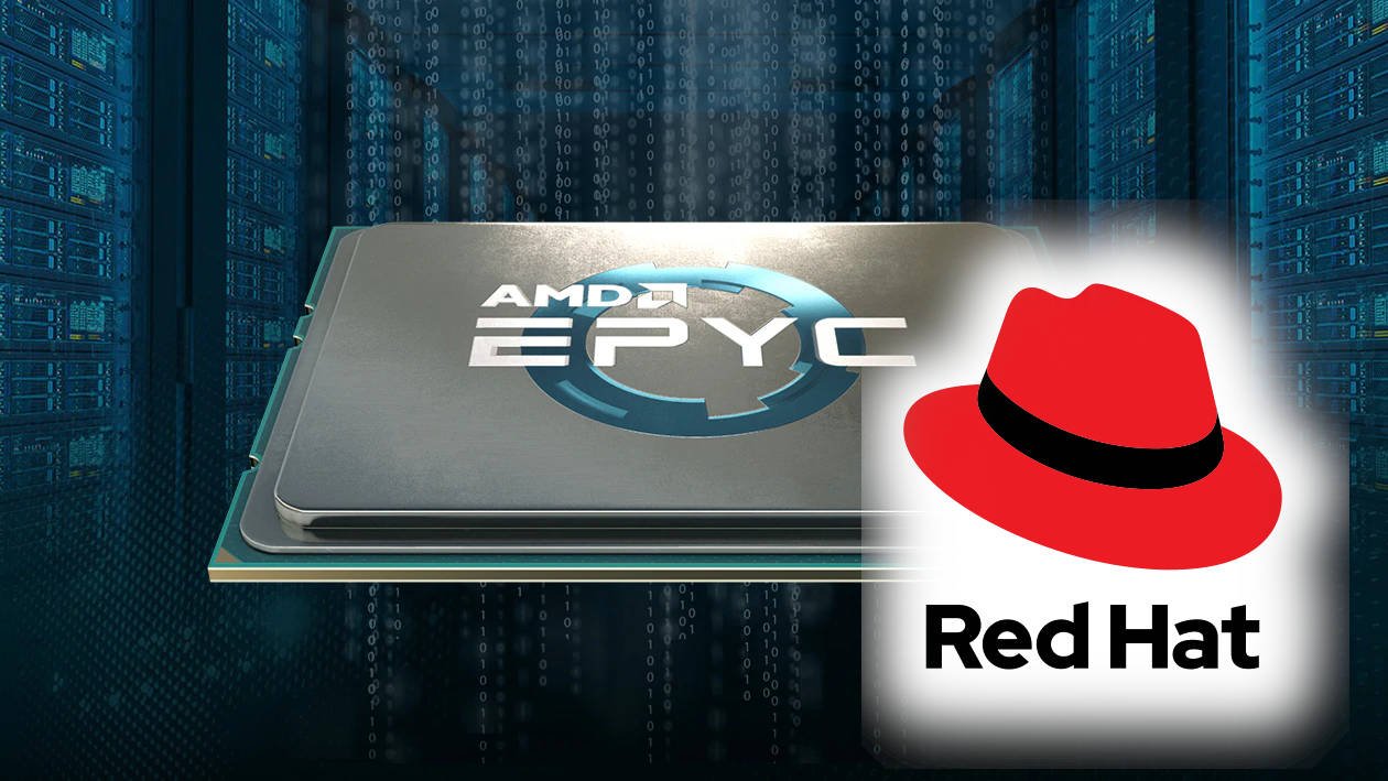 Immagine di CPU AMD EPYC e sistemi Red Hat, binomio vincente
